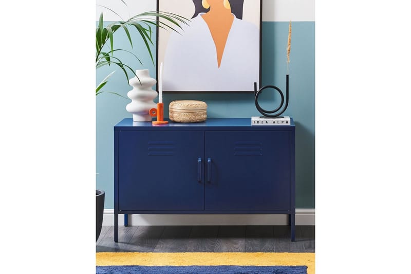 Toimistokaappi Uria Sininen - Sininen - Säilytys - Kaappi - Säilytyskaappi - Toimistokaappi - Asiakirjakaappi