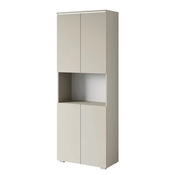 vaatekaappi Asiakirjakaappi VERA 70 + LED beige