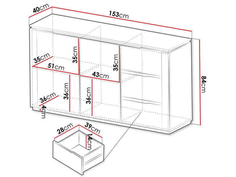 Hilafin Senkki - Säilytys - Säilytyskalusteet - Senkki