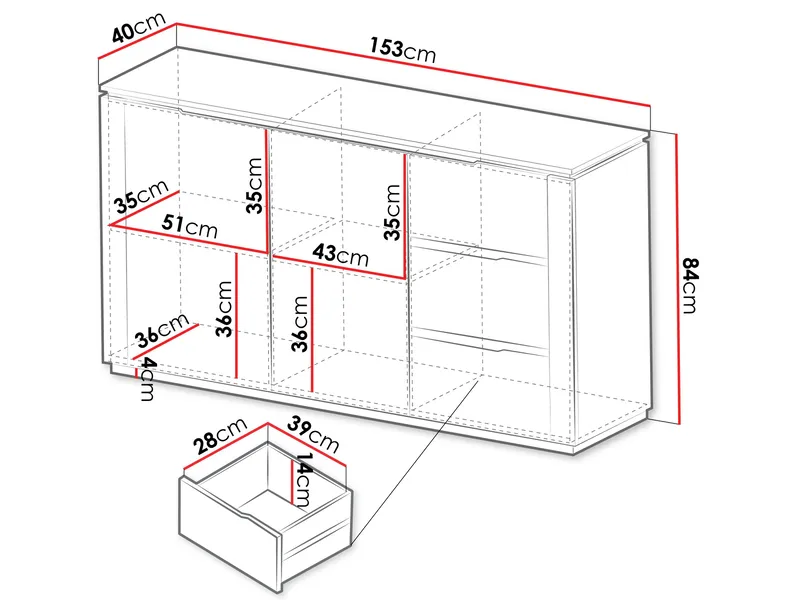 Hilafin Senkki - Säilytys - Säilytyskalusteet - Senkki