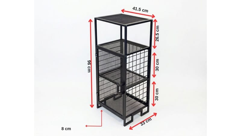 Multi Purpose Cabinet Hanah Home - Säilytys - Kaappi - Säilytyskaappi - Turvakaappi - Lääkekaappi