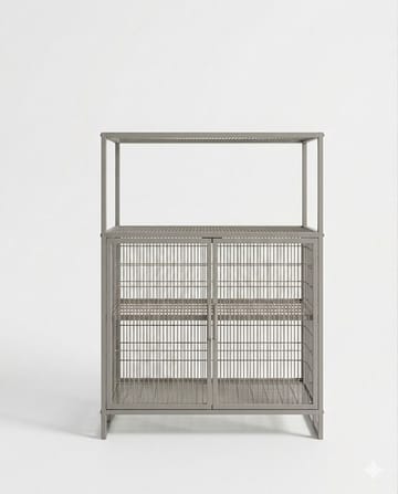 Monikäyttöinen kaappi Hanah Home Kron (68,5 x 91,5 x 33 cm) harmaa - Talo & remontointi - Keittiö & kylpyhuone - Kylpyhuone - Kylpyhuonekalusteet - Kylpyhuoneen säilytys