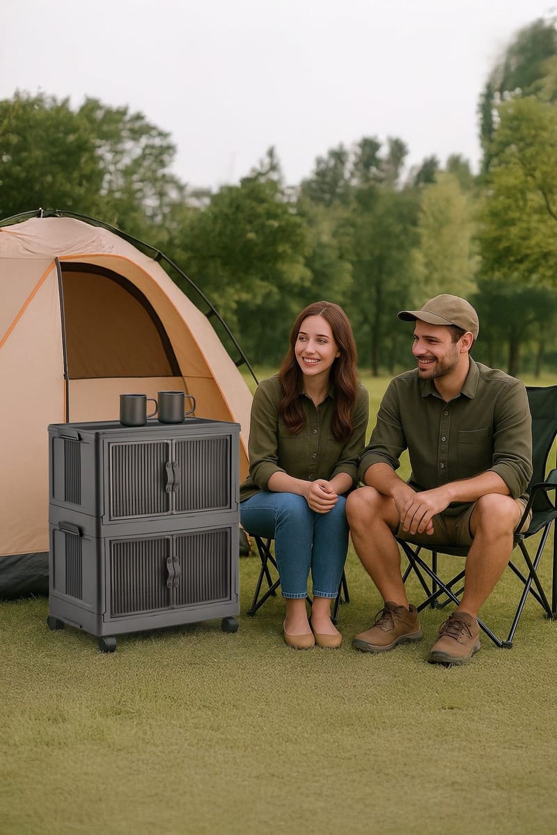 Monikäyttöinen kaappi Hanah Home Lavine 67 (32 x 67 x 56 cm) Vaaleansininen - Huonekalut - Lasten kalusteet - Lastenhuoneen säilytys - Lasten kaappi