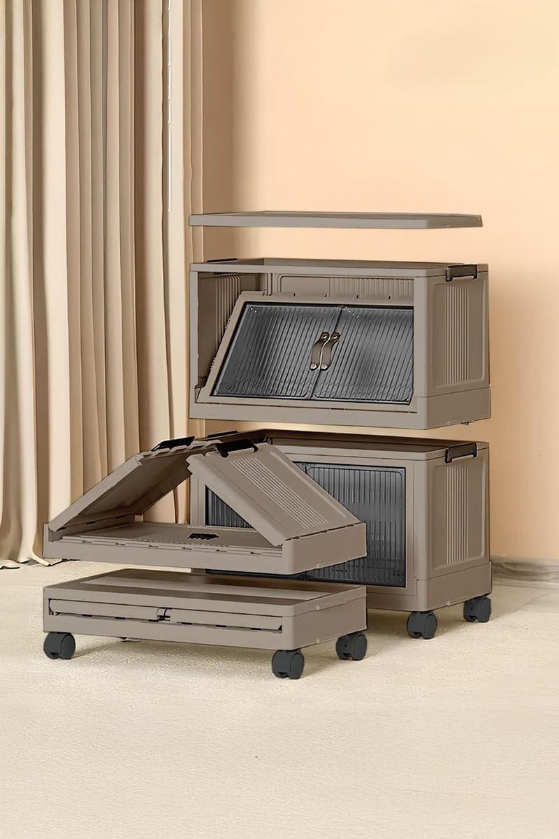 Monikäyttöinen kaappi Hanah Home Lavine 67 (32 x 67 x 56 cm) Vaaleansininen - Huonekalut - Lasten kalusteet - Lastenhuoneen säilytys - Lasten kaappi