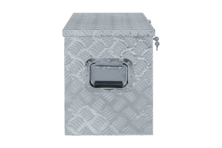 Alumiinilaatikko 90,5x35x40 cm hopea - Hopea - Talletuskaappi