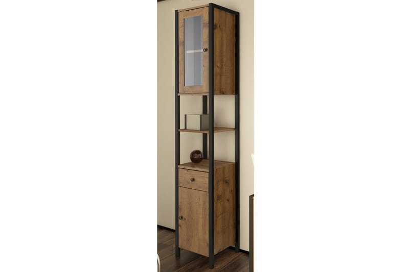 TV-kaappi Henika 33 cm - Ruskea/Musta - Säilytys - Kaappi - Säilytyskaappi