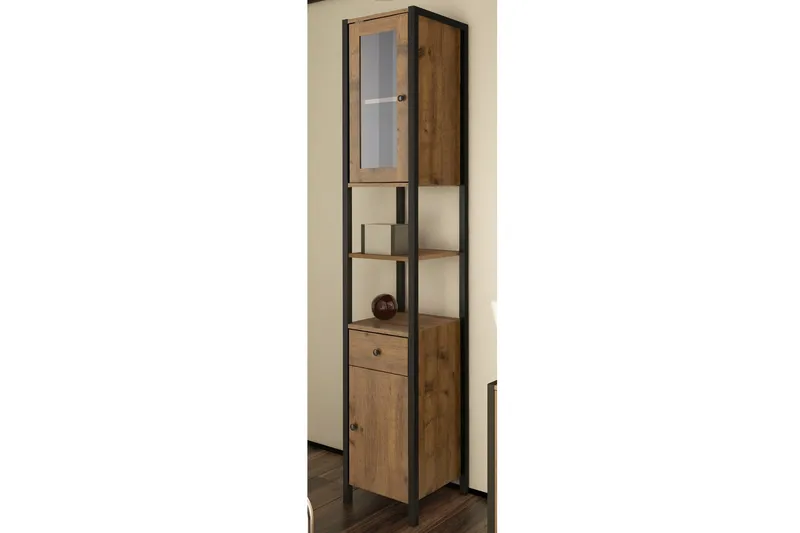 TV-kaappi Henika 33 cm - Ruskea/Musta - Säilytys - Kaappi - Säilytyskaappi