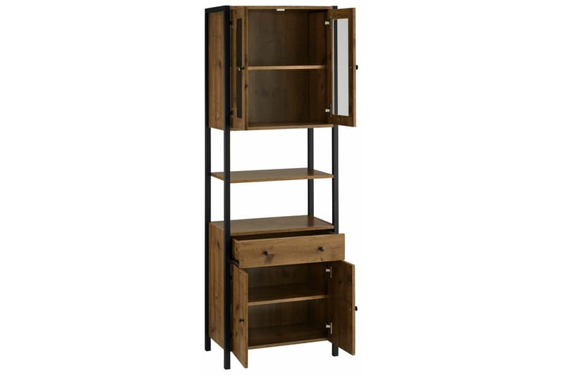 TV-kaappi Henika 60 cm - Ruskea/Musta - Säilytys - Kaappi - Säilytyskaappi