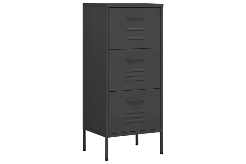 Varastokaappi antrasiitti 42,5x35x101,5 cm teräs - Säilytys - Kaappi - Säilytyskaappi
