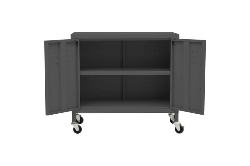 Varastokaappi antrasiitti 60x35x49 cm teräs - Antrasiitti - Säilytys - Kaappi - Säilytyskaappi