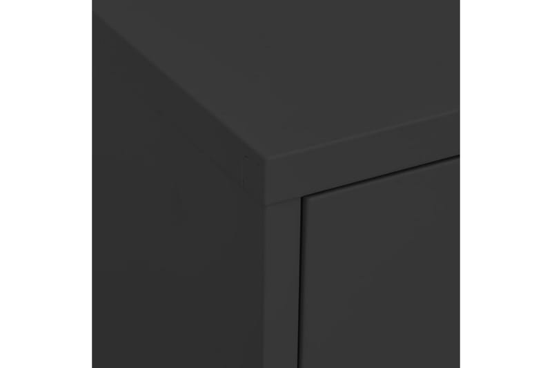 Varastokaappi antrasiitti 80x35x101,5 cm teräs - Säilytys - Kaappi - Säilytyskaappi