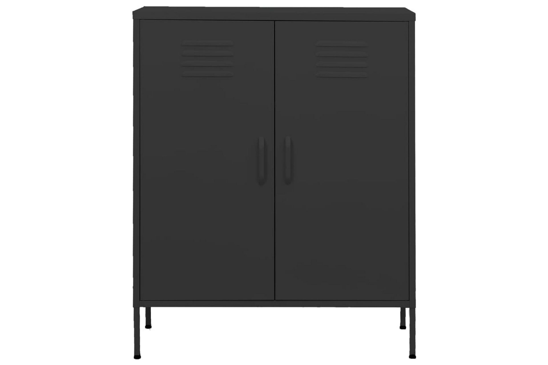 Varastokaappi antrasiitti 80x35x101,5 cm teräs - Säilytys - Kaappi - Säilytyskaappi