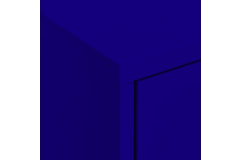 Varastokaappi laivastonsininen 80x35x101,5 cm teräs - Säilytys - Kaappi - Säilytyskaappi
