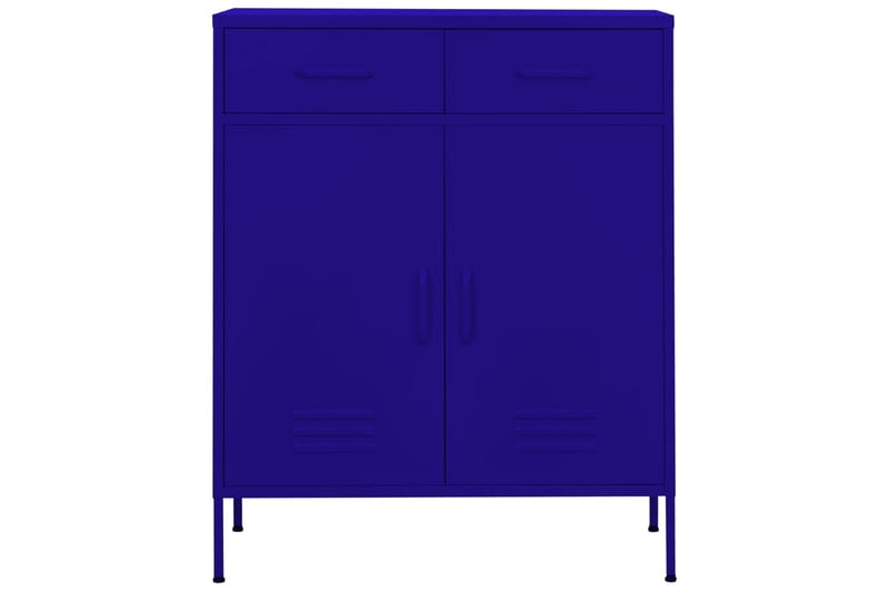 Varastokaappi laivastonsininen 80x35x101,5 cm teräs - Säilytys - Kaappi - Säilytyskaappi