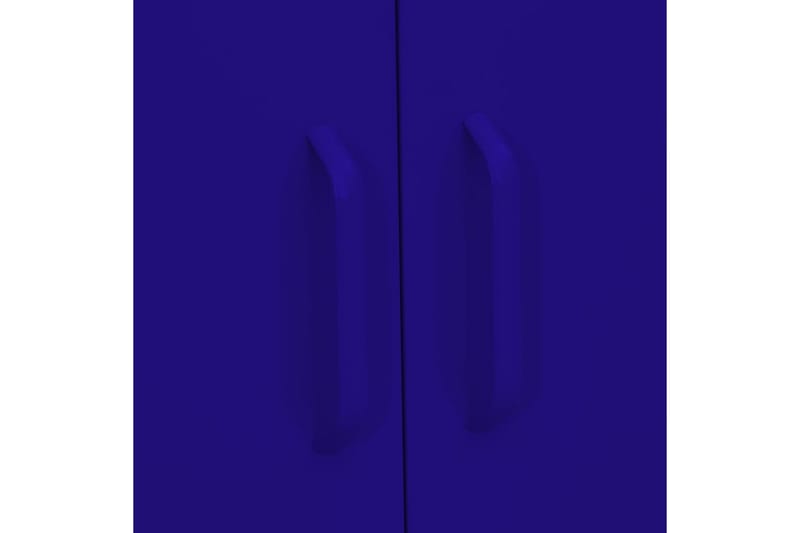 Varastokaappi laivastonsininen 80x35x101,5 cm teräs - Säilytys - Kaappi - Säilytyskaappi