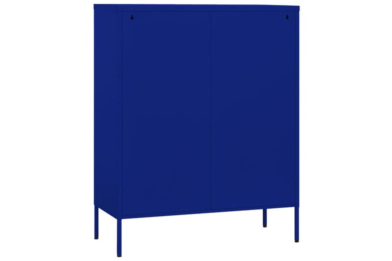 Varastokaappi laivastonsininen 80x35x101,5 cm teräs - Säilytys - Kaappi - Säilytyskaappi