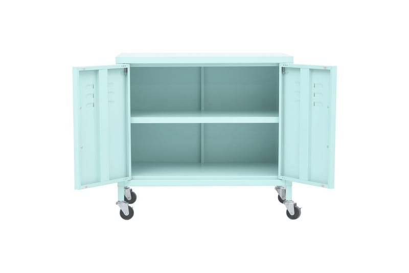 Varastokaappi minttu 60x35x49 cm teräs - Sininen - Säilytys - Kaappi - Säilytyskaappi