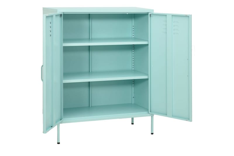 Varastokaappi minttu 80x35x101,5 cm teräs - Säilytys - Kaappi - Säilytyskaappi