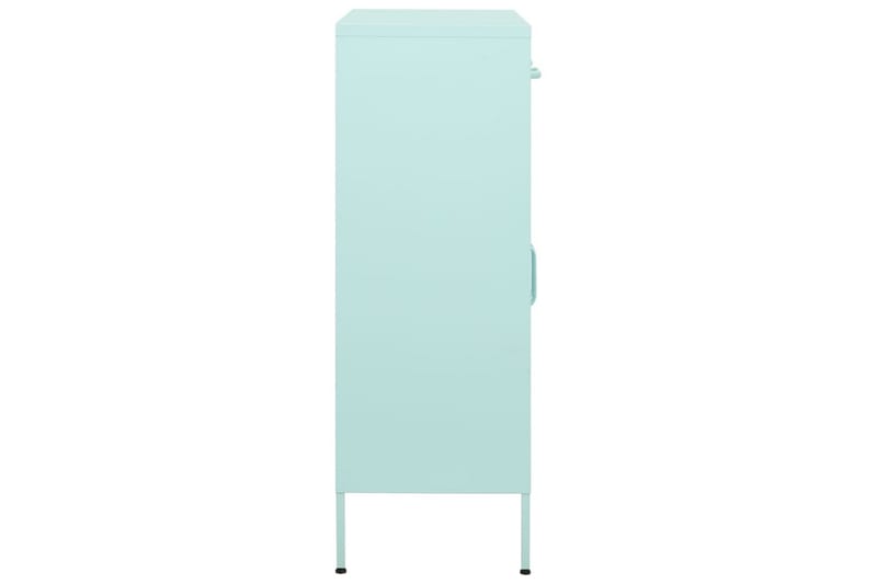 Varastokaappi minttu 80x35x101,5 cm teräs - Säilytys - Kaappi - Säilytyskaappi