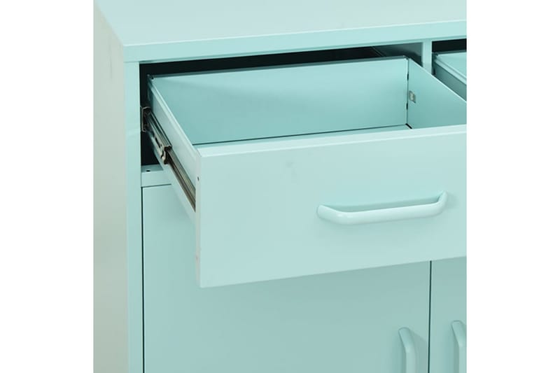 Varastokaappi minttu 80x35x101,5 cm teräs - Säilytys - Kaappi - Säilytyskaappi
