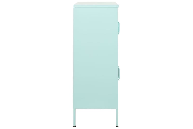 Varastokaappi minttu 80x35x101,5 cm teräs - Säilytys - Kaappi - Säilytyskaappi