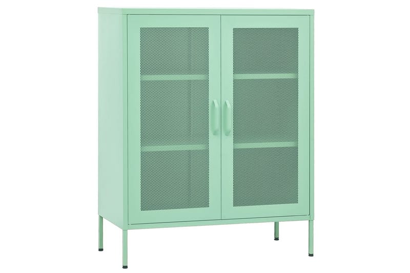 Varastokaappi minttu 80x35x101,5 cm teräs - Säilytys - Kaappi - Säilytyskaappi