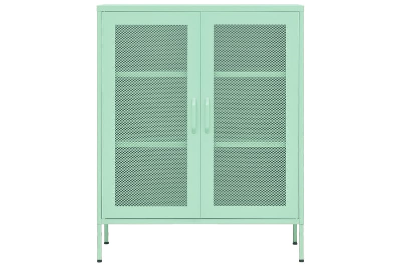 Varastokaappi minttu 80x35x101,5 cm teräs - Säilytys - Kaappi - Säilytyskaappi