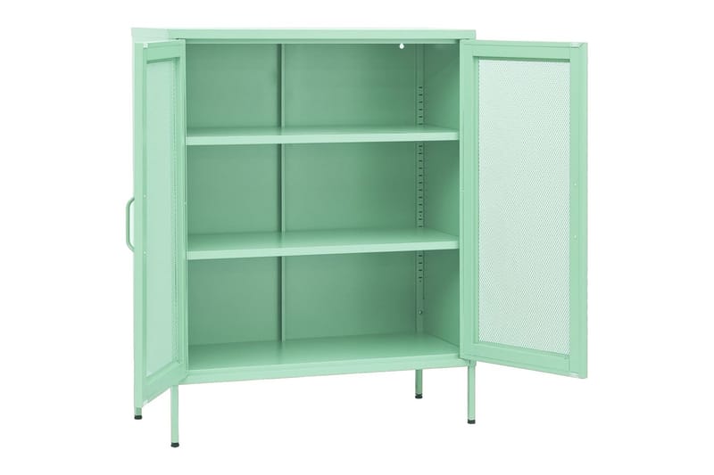 Varastokaappi minttu 80x35x101,5 cm teräs - Säilytys - Kaappi - Säilytyskaappi