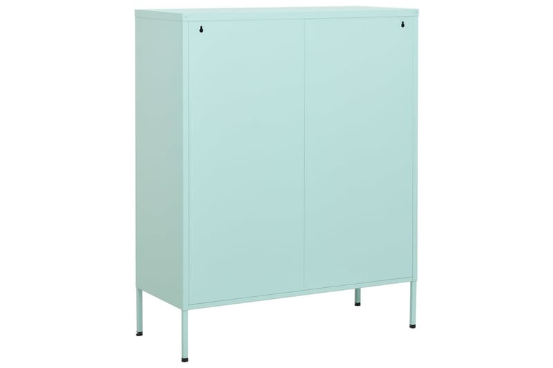 Varastokaappi minttu 80x35x101,5 cm teräs - Säilytys - Kaappi - Säilytyskaappi