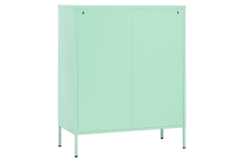 Varastokaappi minttu 80x35x101,5 cm teräs - Säilytys - Kaappi - Säilytyskaappi