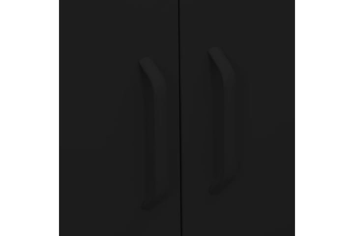 Varastokaappi musta 80x35x101,5 cm teräs - Säilytyskaappi - Pukukaappi