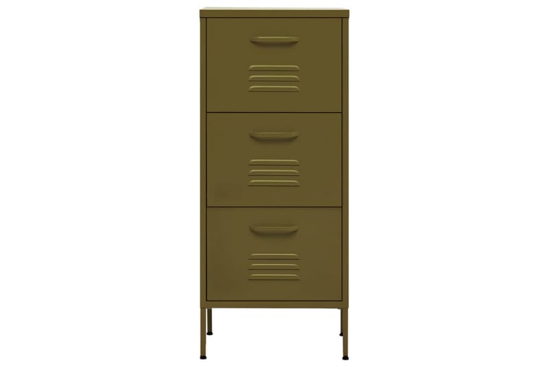 Varastokaappi oliivinvihreä 42,5x35x101,5 cm teräs - Säilytys - Kaappi - Säilytyskaappi