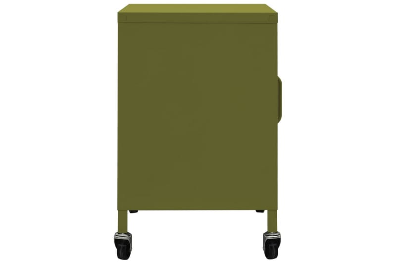 Varastokaappi oliivinvihreä 60x35x49 cm teräs - Vihreä - Säilytys - Kaappi - Säilytyskaappi