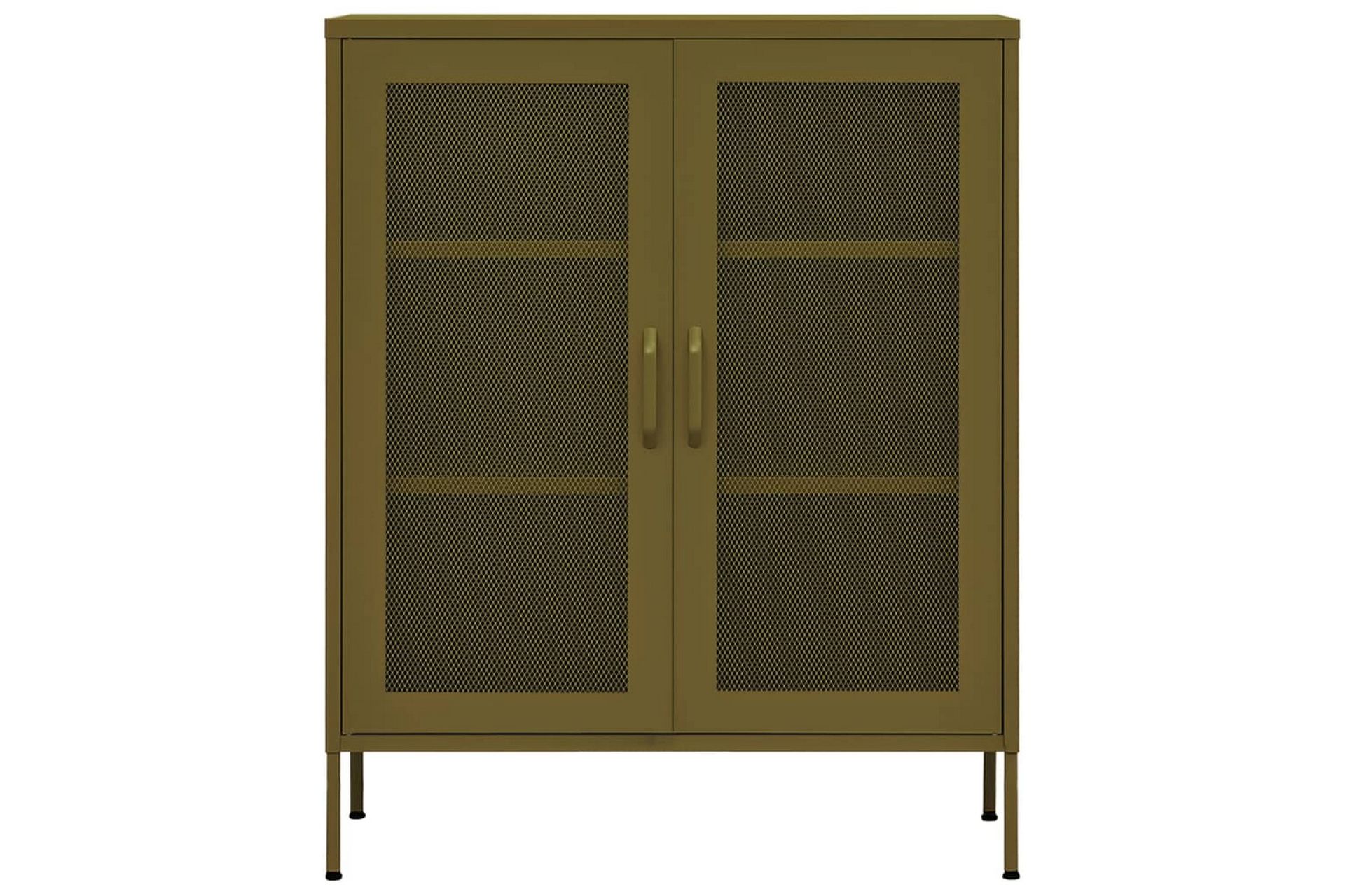 Varastokaappi oliivinvihreä 80x35x101,5 cm teräs - Säilytys - Kaappi - Säilytyskaappi