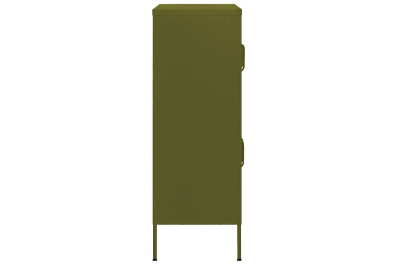 Varastokaappi oliivinvihreä 80x35x101,5 cm teräs - Säilytys - Kaappi - Säilytyskaappi