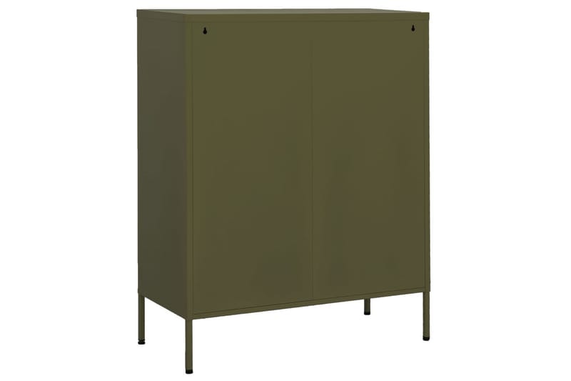 Varastokaappi oliivinvihreä 80x35x101,5 cm teräs - Säilytys - Kaappi - Säilytyskaappi