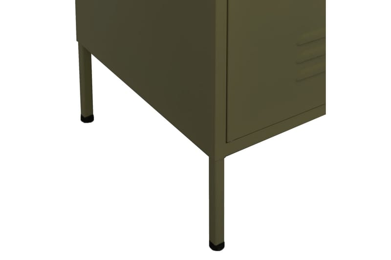 Varastokaappi oliivinvihreä 80x35x101,5 cm teräs - Säilytys - Kaappi - Säilytyskaappi