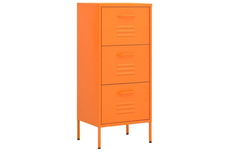 Varastokaappi oranssi 42,5x35x101,5 cm teräs - Säilytys - Kaappi - Säilytyskaappi