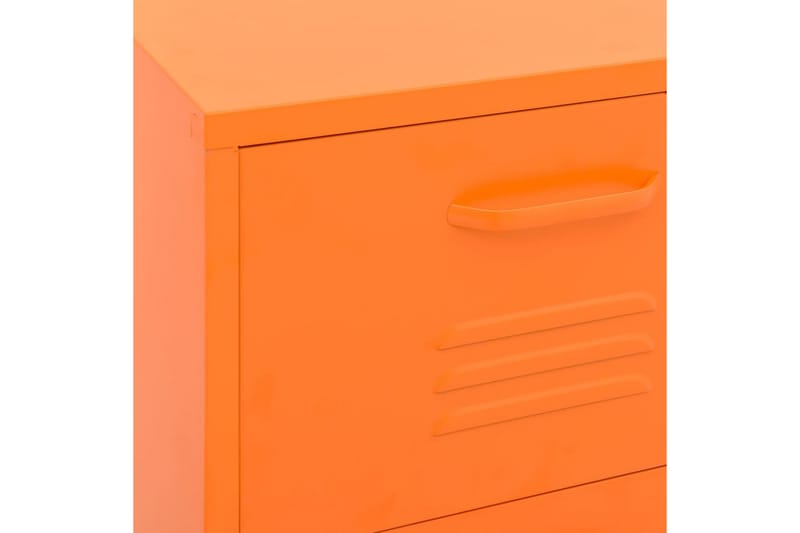 Varastokaappi oranssi 42,5x35x101,5 cm teräs - Säilytys - Kaappi - Säilytyskaappi