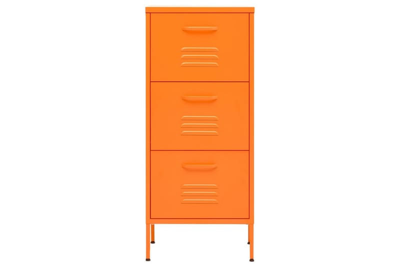 Varastokaappi oranssi 42,5x35x101,5 cm teräs - Säilytys - Kaappi - Säilytyskaappi
