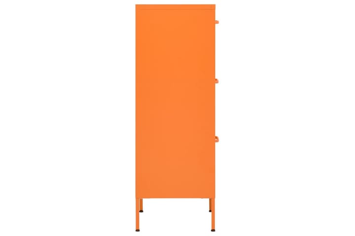 Varastokaappi oranssi 42,5x35x101,5 cm teräs - Säilytyskaappi - Pukukaappi