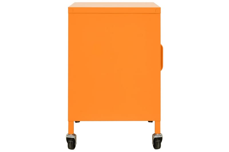 Varastokaappi oranssi 60x35x49 cm teräs - Oranssi - Säilytys - Kaappi - Säilytyskaappi