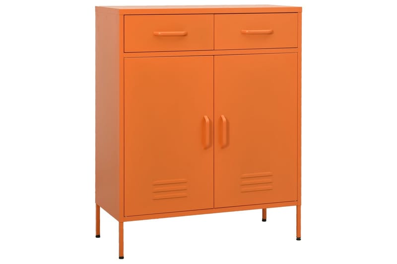 Varastokaappi oranssi 80x35x101,5 cm teräs - Säilytys - Kaappi - Säilytyskaappi