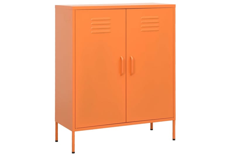 Varastokaappi oranssi 80x35x101,5 cm teräs - Säilytys - Kaappi - Säilytyskaappi