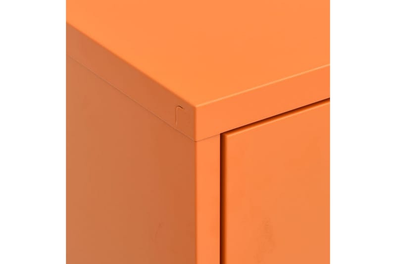 Varastokaappi oranssi 80x35x101,5 cm teräs - Säilytys - Kaappi - Säilytyskaappi