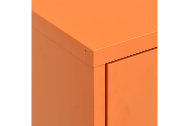Varastokaappi oranssi 80x35x101,5 cm teräs - Säilytyskaappi - Pukukaappi