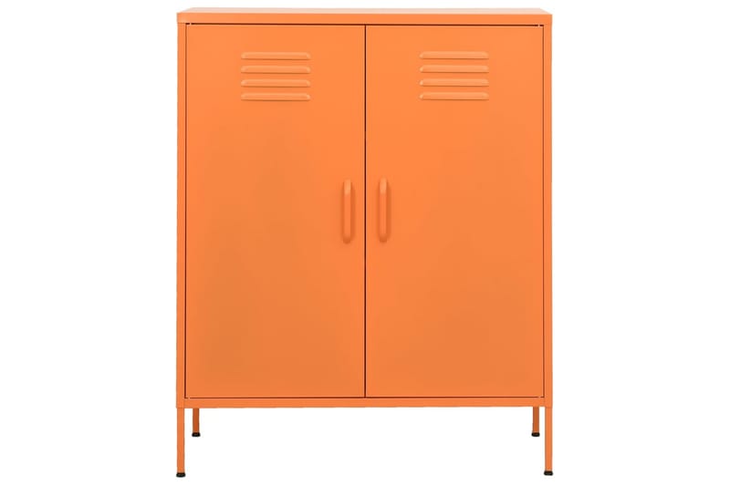 Varastokaappi oranssi 80x35x101,5 cm teräs - Säilytys - Kaappi - Säilytyskaappi