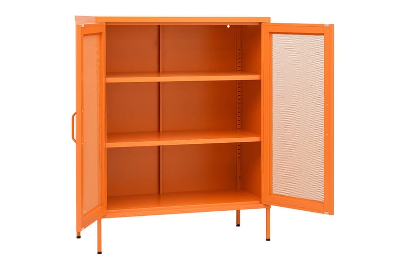 Varastokaappi oranssi 80x35x101,5 cm teräs - Säilytys - Kaappi - Säilytyskaappi