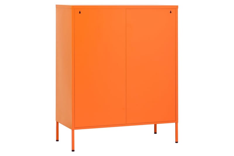 Varastokaappi oranssi 80x35x101,5 cm teräs - Säilytys - Kaappi - Säilytyskaappi