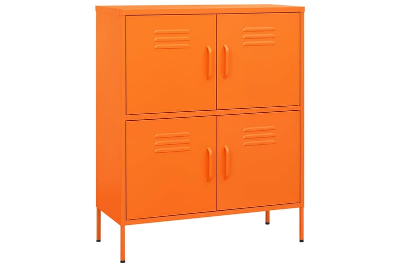 Varastokaappi oranssi 80x35x101,5 cm teräs - Säilytys - Kaappi - Säilytyskaappi
